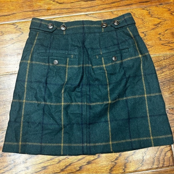 Madewell Wool Button-Front Mini Skirt - Picture 2 of 6